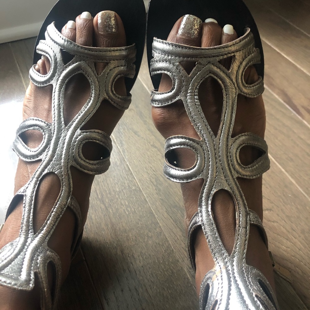Italian purchased in Italy gladiator leather sandal